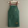 Delantal Impermeable de Moda 2024 con Texto Impreso para Uso en Cocina, Delantal a Prueba de Aceite para Mujeres, Ropa de Trabajo Específica para Catering