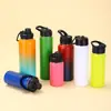 Botella Espacial de Paja de Color Degradado Transfronterizo de Aspecto Elevado, Asa Portátil para Exteriores, Taza Térmica de Acero Inoxidable 304 para Deportes
