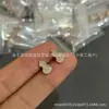Brincos de Abóbora Qilin, Banhados a Ouro 18k, Prata Pura, com Madrepérola Branca e Ágata Vermelho-Violeta, Brincos Pendentes Qilin
