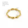 Anillo de Moda Transfronterizo Europeo y Americano de Acero Inoxidable 316 para Mujer, Modelo Nuevo, Forma Ovalada Cerrada, Personalidad Vintage, Joyería Simple para Mano