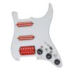 ST pastilla de panel simple doble pastilla de guitarra eléctrica simple de doble vía pequeña con corte interruptor de ruptura orificio para auriculares