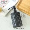 Comércio Exterior Frasco Preto Fosco para Álcool em Gel Frasco de Vidro para Álcool em Gel Frasco de Sabão Frasco de Vidro para Álcool em Gel de Cozinha Reembalado