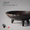 Bandeja para Snacks de Té de Patas Altas Mesa de Té Zen China Plato para Postres y Snacks Plato para Frutas Secas Plato Pequeño para Frutas Cerámica Hogar Sala de Estar