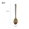 Cuchara de Madera de Acacia Cuchara de Madera Cuchara Cuchara de Madera Cuchara Larga Cuchara de Madera Cuchara de Madera para el Hogar Japonés Cuchara para Arroz Cuchara de Madera