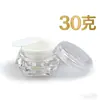 5g 10g Novos Frascos em Formato de Diamante para Creme, Creme Facial, Embalagem de Amostra, Frascos Cosméticos Vazios