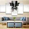 5 juegos de pintura de arte de animación decoración del hogar pintura en lienzo animación póster creativo pintura para decoración de sala de estar núcleo