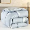 Venta al por mayor de fábrica edredón grueso cálido de invierno núcleo de edredón para estudiantes no algodón algodón individual dormitorio edredón de algodón edredón para las cuatro estaciones