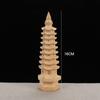 Fornecimento do Fabricante Artesanato em Mogno Torre Wenchang de 9 Camadas 7 Camadas Ornaments para Estudo Escritório Torre Wenchang de 11 Camadas 13 Camadas