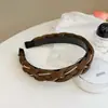 Faixa de Cabelo Trançada Retro Fashion para Mulheres com Coroa Alta, Elegante e Versátil para Sair, Acessório de Cabelo Antiderrapante de Alta Qualidade