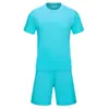 Camiseta de manga curta para esportes transfronteiriços uniforme de futebol conjunto roupas esportivas customizadas secagem rápida traje de corrida leve respirável atacado