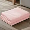 Hoja de Cama de Algodón Lavado Transpirable Amigable con la Piel de Color Sólido Pieza Única Juego de Tres Piezas Funda de Almohada Hoja de Cama Individual para Dormitorio de Estudiantes Modelo Nuevo 2026