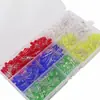 F5 Diodo emisor de luz LED de 5 mm Tubo emisor de luz en caja Rojo Amarillo Verde Blanco Azul 5 colores total 500 solo enviar caja