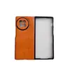 Padrão Crazy Horse couro vintage para capa de celular VIVO X fol2 dobrável com dobradiça totalmente envolvente resistente a quedas flip esquerdo e direito