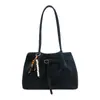 Bolso de Mano Retro de Gamuza Mate de Alta Gama al por Mayor para Mujer, Bolso de Hombro de Moda y Versátil con Bolsa Tote de Gran Capacidad