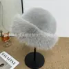 Nuevo Estilo de Sombrero Mongol para Mujer 2026, Cortavientos para Otoño e Invierno, Felpa Engrosada de Piel Sintética de Visón, Cálido, Moderno, Versátil, Transfronterizo