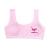 Ropa interior de correr para mujer para exteriores, chaleco pequeño para período de desarrollo, pecho envuelto, transpirable, anti-golpes, estampado lindo para estudiantes en primavera y verano