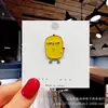Broche de desenho animado personalizado broche de metal fofo em forma de gota de óleo acessórios para roupas bolsas acessórios de crachá broche
