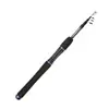 Caña de Pescar Retráctil Ultra Corta Portátil para Pesca con Señuelo 43cm Caña de Pescar de Secciones Cortas con Empuñadura de Pistola y Empuñadura Recta para Pesca Transfronteriza