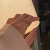 Anillo Abierto Ajustable de Acero de Titanio Japonés y Coreano, Anillo Minimalista Geométrico de Acero Inoxidable Estilo Coreano para Dedo Índice