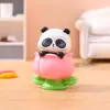 Figuritas de Dibujos Animados de Moda, Cajas Sorpresa de Panda con Temática de Flores, Adornos Creativos para Escritorio, Decoraciones de Oficina al por Mayor