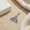 Knn-1183 Collar Geométrico Retro de Diseño Moderno Kamanqi Venta Caliente Transfronteriza Joyería con Colgante de Estrella y Luna Venta al por Mayor