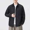 Nueva chaqueta de mezclilla casual retro americana 2026 para hombre, estilo old money, lujo ligero, de manga larga, corte holgado, versátil