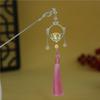 Lanterna Luminosa Hairpin Estilo Antigo Novo Chinês Hanfu Headwear Palace Lâmpada Traseira Cabeça Disco Hairpin Ano Novo Passo