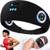 Audífono inalámbrico Bluetooth para llamadas de gran venta transfronteriza, diadema musical, diadema deportiva para fitness y correr, máscara para ojos para dormir y sombrear