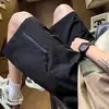 Nuevos Shorts Cargo Rectos de Color Sólido Sueltos de Verano con Cordón, Shorts Deportivos Casuales Finos