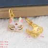 Corrente Nacional Demônio Raposa Pequena Cupido Máscara Pingente Sha Vietnamita Ouro Roupas de Lavar Ruyi Cobra Pulseira Colar Acessórios DIY