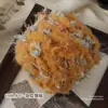 Fabricante de hilo de pelo mezclado a mano e hilo de mohair al por mayor kit de materiales para tejer a mano, crochet DIY para sombreros y bufandas