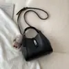 Bolso Cubo con Patrón de Lichi Estilo Coreano, Bolso de Mano para Mujer, Bolso Tote de Diseño Nicho, Bolso Minimalista de Alta Gama