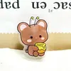 Clips selladores decorativos de regalo de dibujos animados de animales, clips para notas, clips de PP, artículos de recompensa lindos para estudiantes, 2 yuanes al por mayor