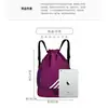 2025 Nova Bolsa de Basquete Cordão Casual Leve Grande Capacidade Separação Seca e Úmida Multifuncional Mochila Esportiva para Exterior