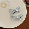 Pinza para el pelo de lazo de estrella con pedrería, Pinza dulce y coqueta para el flequillo, Pasador lateral, Lindo accesorio para el pelo diario, Alto valor estético