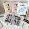 Álbum de Fotos de Peluche de Foca Bebé Original Álbum de Hojas Sueltas Estudiante Cuatro Compartimentos Álbum de Almacenamiento Polaroid para Fans Álbum Pequeño de Tarjetas de 3 Pulgadas