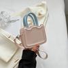 2023 Nova Bolsa de Biscoitos Portátil Vintage Elegante Bolsa Pequena Bolsa Feminina All-match Bolsa de Ombro Crossbody Pequena Bolsa Quadrada