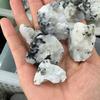 Cristal rosa natural amatista cristal blanco citrino fluorita cristal piedra en bruto grava partícula grande piedra en bruto espécimen de mineral piedra