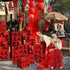 Decoraciones de Año Nuevo 2026 Año del Caballo, Lugares Populares para Fotos, Decoraciones de Pared de Fondo, Decoraciones para Tiendas, Atrezzo para el Ambiente del Festival de Primavera y Año Nuevo
