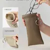Estojo para Óculos com Fechamento Automático, Bolsa Portátil para Armazenamento de Óculos de Sol, Estojo para Óculos com Padrão Lichia