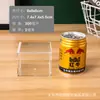 Caja Plástica Transparente Cuadrada Caja para Tiramisú de Grado Alimenticio Caja para Pastel Mousse Postre Dulces Caja para Empaque de Galletas