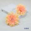 Flor artificial, flor de seda, cabeza de flor de dalia, guía de bodas, arreglo floral, sombrero de paja, bolsa tejida de paja, paquete de material floral decorativo, caja de flores con flores