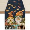 Mantel de Otoño Caliente de Acción de Gracias Transfronterizo Venta Directa de Fábrica Decoración de Mesa Aislante Antiincrustante Caminos de Mesa Estampados de Lino