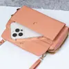 Bolso Bandolera Nuevo para Mujer Estilo Coreano Moda Verano Bolso de Hombro Versátil Gran Capacidad Doble Cremallera Bolso para Teléfono Móvil Mujer Venta al por Mayor