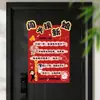 Accesorios para el juego de bloqueo de puerta de boda, juego creativo y divertido de lanzamiento de aros a la mano, desafío interactivo de bloqueo de puerta para atrapar a la novia