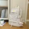 Mochila de moda estilo bosque, versión coreana, nueva de gran capacidad, reductora de peso, mochila escolar para estudiantes, bolsa Ita moderna y elegante