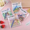Libro de Pintura a la Acuarela para Niños, Educación Preescolar, DIY Hecho a Mano, Álbum de Graffiti Educativo para Bebés, Libro de Colorear con Temática de Dibujos Animados