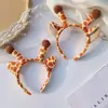Diadema con Orejas de Jirafa y Conejo, Accesorio para el Cabello para Lavarse la Cara, Diadema de Dibujos Animados Linda, Accesorio para Transmisiones en Vivo, Banda Ancha