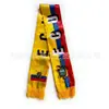 Bufandas de Aficionado para el Mundial de EE. UU., Canadá y México, Bufandas del Mundial, Bufandas de Satén de Poliéster de Inglaterra, Brasil, Francia
