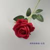 Rosa de Terciopelo Simulado Rosa de Terciopelo de un Solo Toque Rosa de San Valentín Decoración Floral en Cascada Arreglo Floral de Mesa